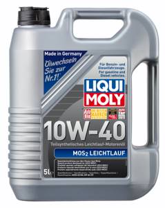 Моторное масло Liqui Moly MoS2 Leichtlauf SAE 10w40, 5л